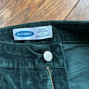Old Navy Dark Green Corduroy Trousers